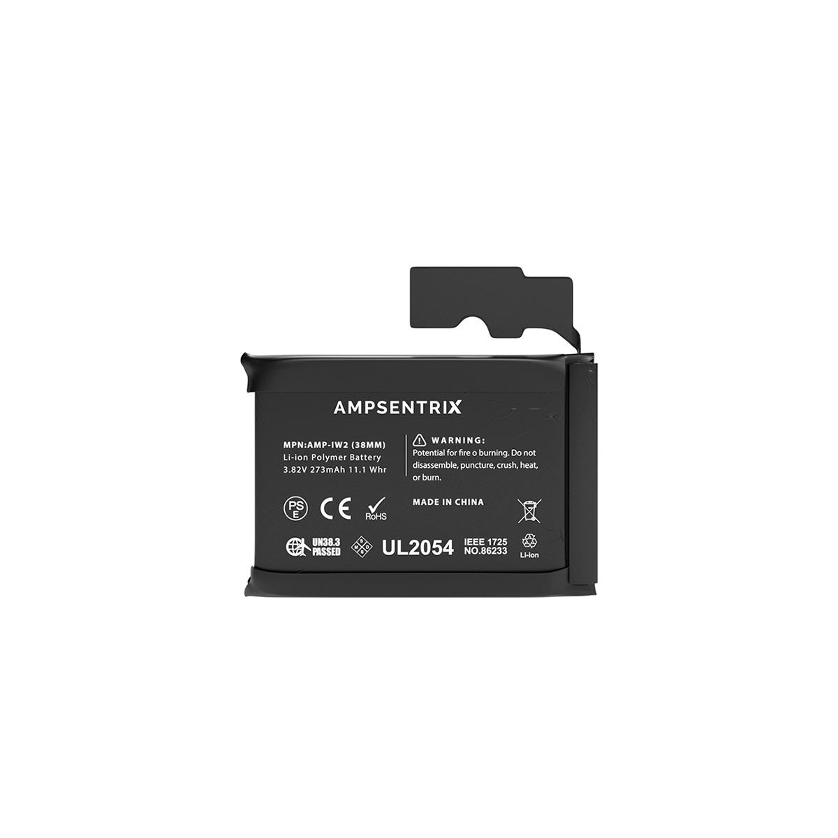 Bateria Ampsentrix Watch Serie 2 38mm